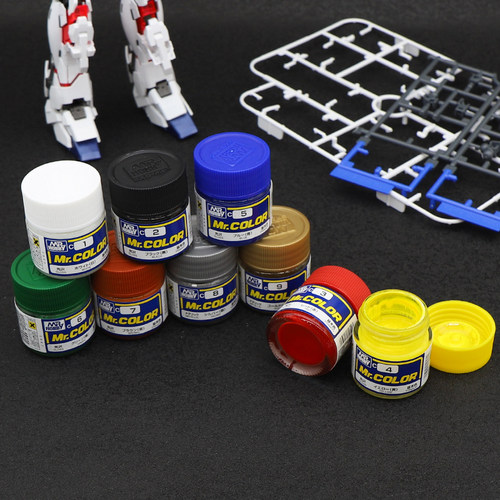 郡士油性模型油漆C1-56 高达军模手办粘土上色涂装制作硝基漆10ML - 图0