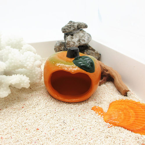 【草莓房子-蜗居天下】寄居蟹躲避屋躲藏洞穴 宠物饲养箱造景装饰 - 图1