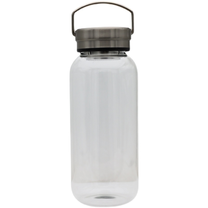 1000ml超大容量玻璃杯透明带茶隔水杯女夏ins风男女便携耐热杯子 - 图3