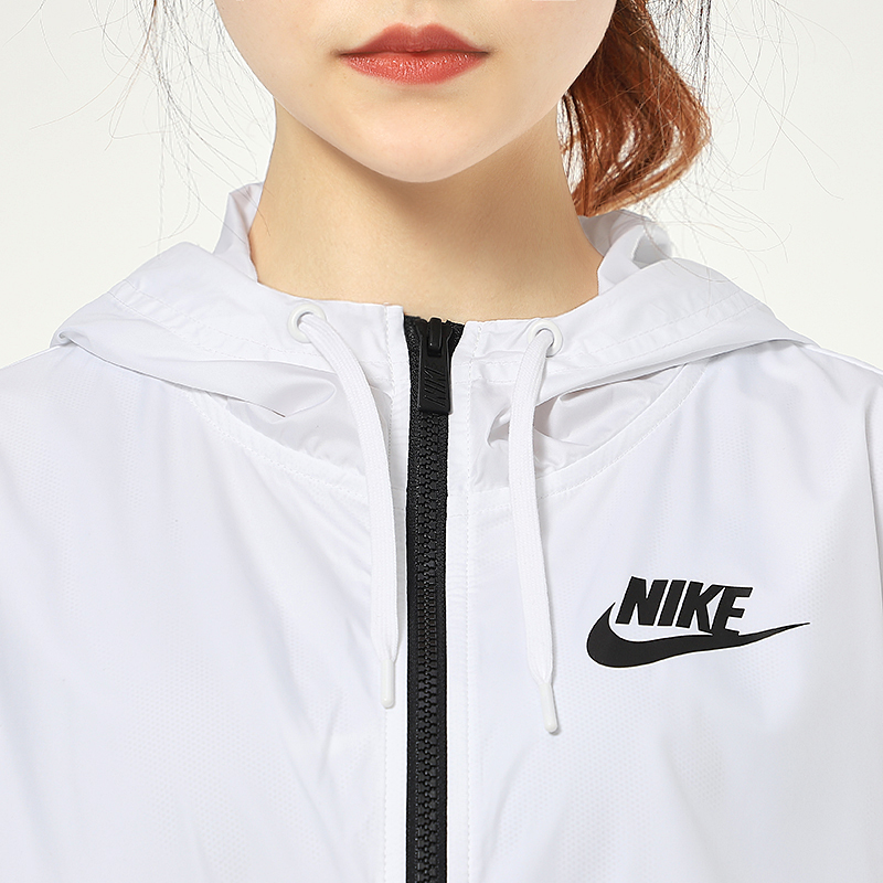 Nike耐克外套女2021春季新款运动服梭织防风上衣休闲夹克潮AJ2983-图2