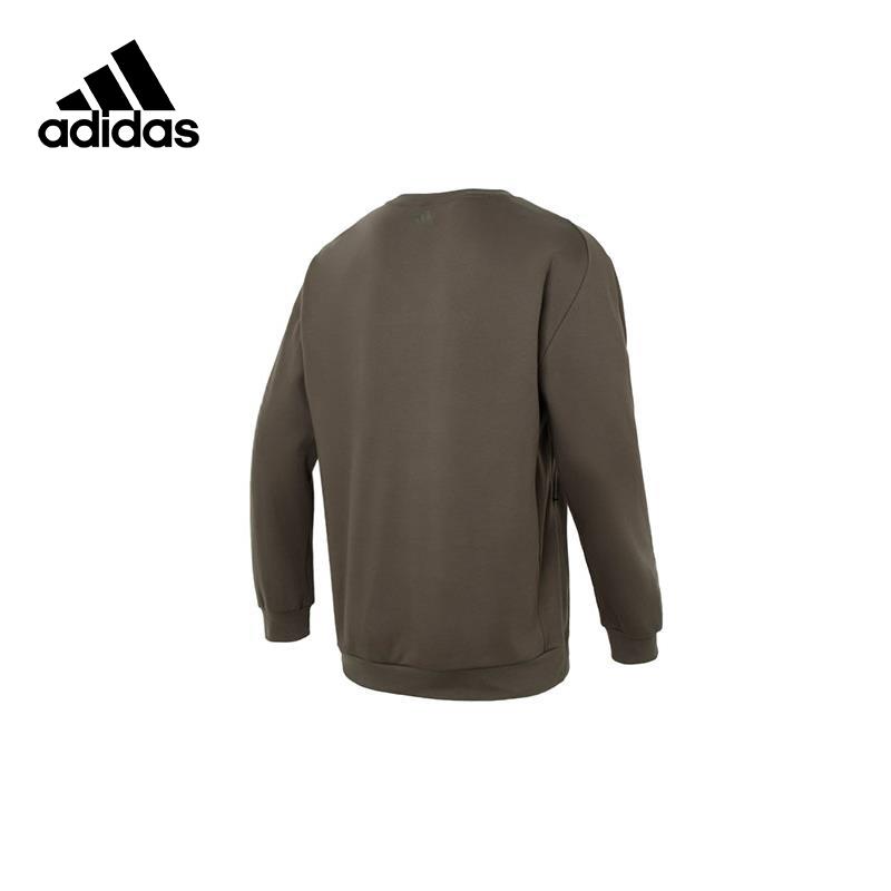 Adidas阿迪达斯卫衣男装秋季新款运动服休闲宽松圆领套头衫HY5838 - 图0