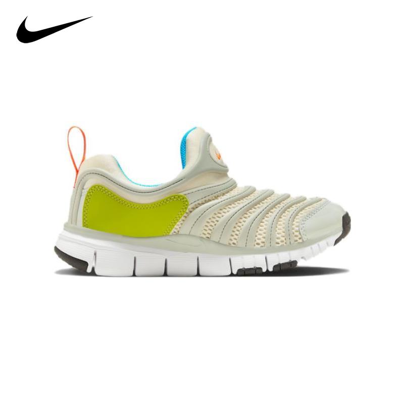 Nike耐克男女幼童鞋新款DYNAMO FREE毛毛虫运动休闲鞋FN3690-180 - 图0