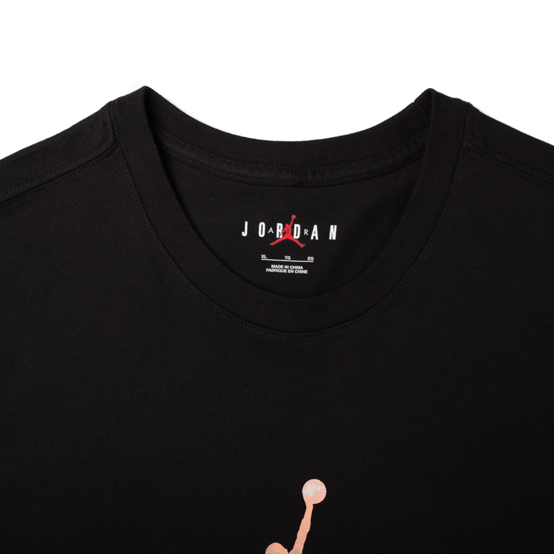 Nike耐克短袖男新款JORDAN篮球运动服透气休闲圆领T恤DO8899-010 - 图1