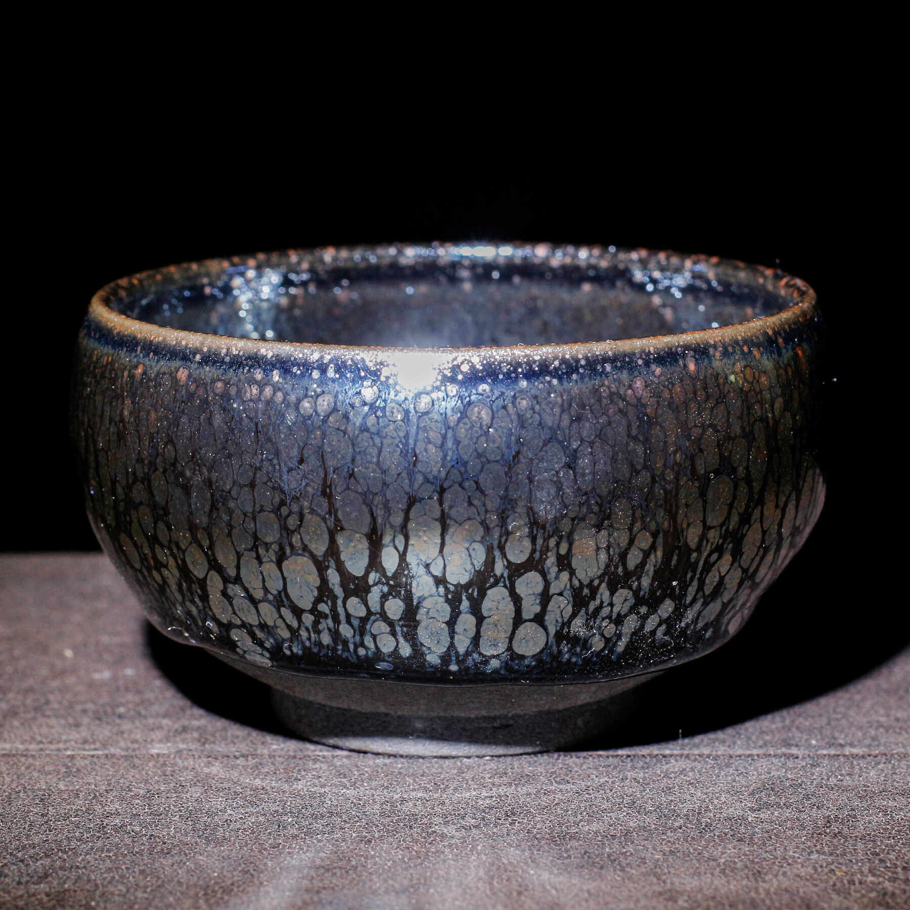 Intangible cultural heritage iron tire ceramic Jianyang Jianzhan Kung Fu tea cup