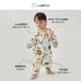 Wilbeiru для спального мешка дети Хенг Венчун осень зимний пружинный удар, как детские хлопковые ноги, новорожденные тонкие