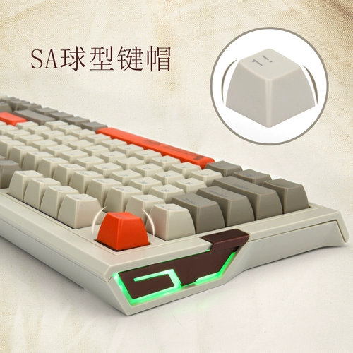 Black Jue AK510 ретро -проводная механическая клавиатура PBT BALL CAT RGB Game Game Green Shax Black Shaxes Black Shax красный вал