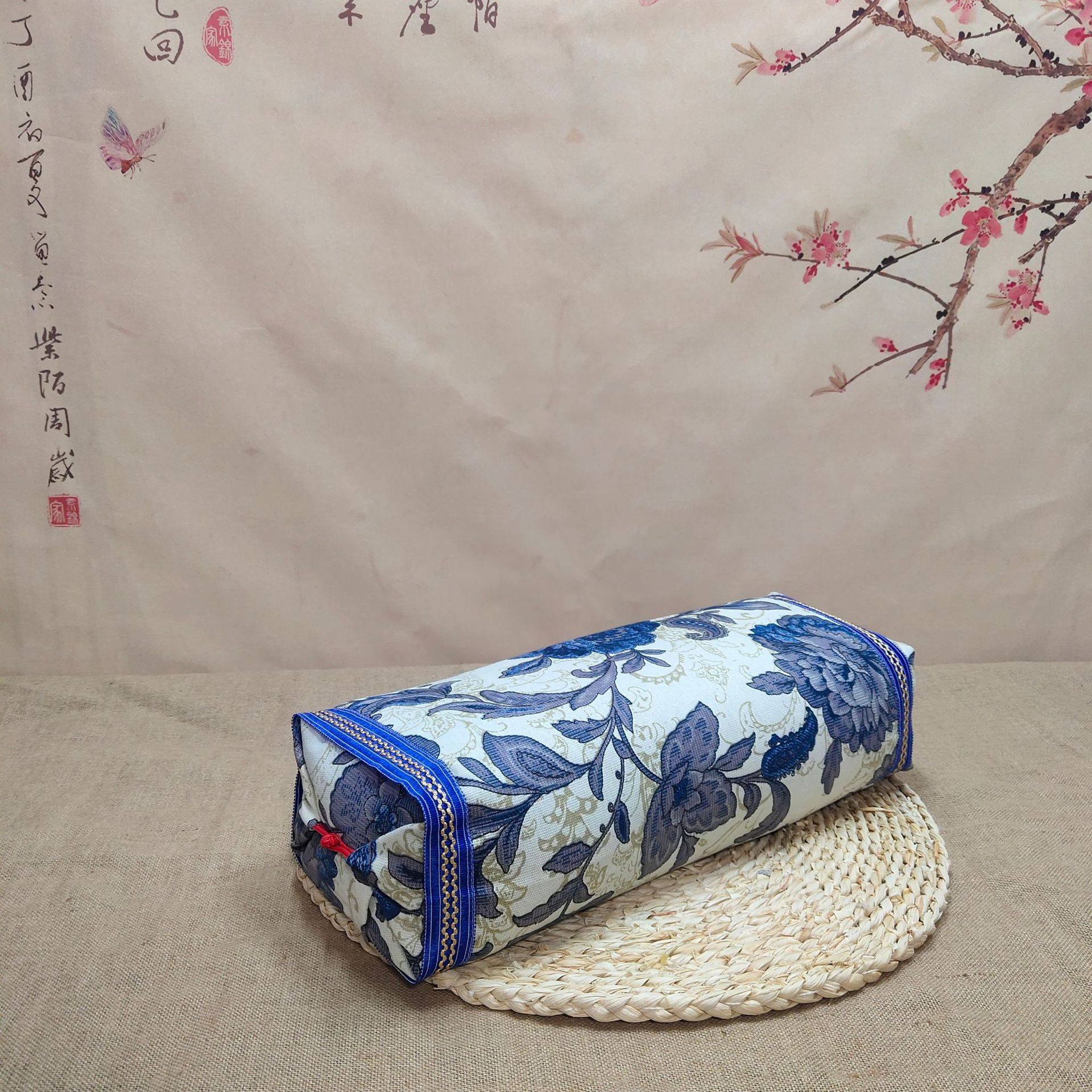 红盘扣宫廷棉粗布枕套枕头套花椒籽荞麦决明子艾草花草枕芯套颈枕,淘宝优惠券,粉丝福利购,淘宝优惠卷