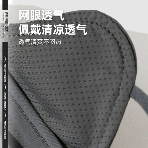 冰丝防晒口罩女防紫外线全脸3D立体软支撑遮阳透气防尘面罩护眼角 - 图3