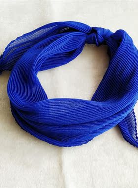 欧美120cm50cm秋冬桔色菱形丝巾