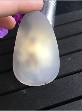 精工纯天然海洋玉髓玛瑙吊坠