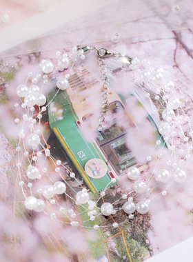 多层鱼线日韩风项圈短款脖子饰品