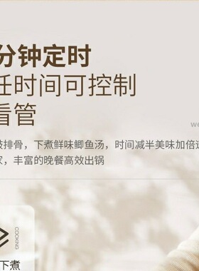 电蒸锅多功能商用家用大容量加高加厚电蒸笼定时保温免看管