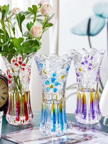 Интернет-знаменитости, хрустальная стеклянная ваза, скандинавская гостиная, цветочная композиция, легкие роскошные украшения, большие, поднятые водой, прозрачные креативные украшения для рабочего стола