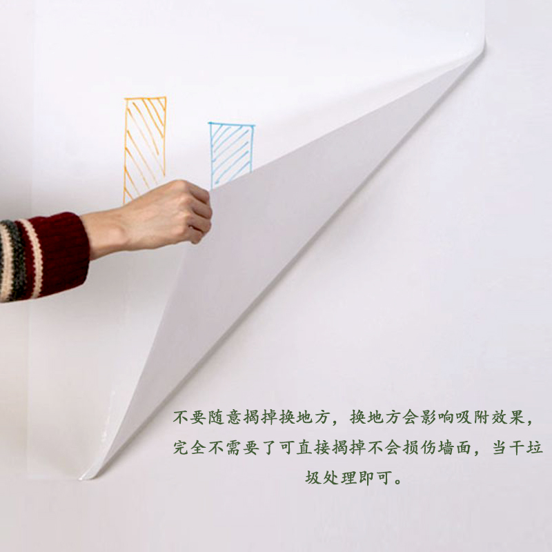 静电吸附白板贴涂鸦墙贴魔贴可擦写可移除不伤墙环保便携式白板纸,淘宝优惠券,粉丝福利购,淘宝优惠卷