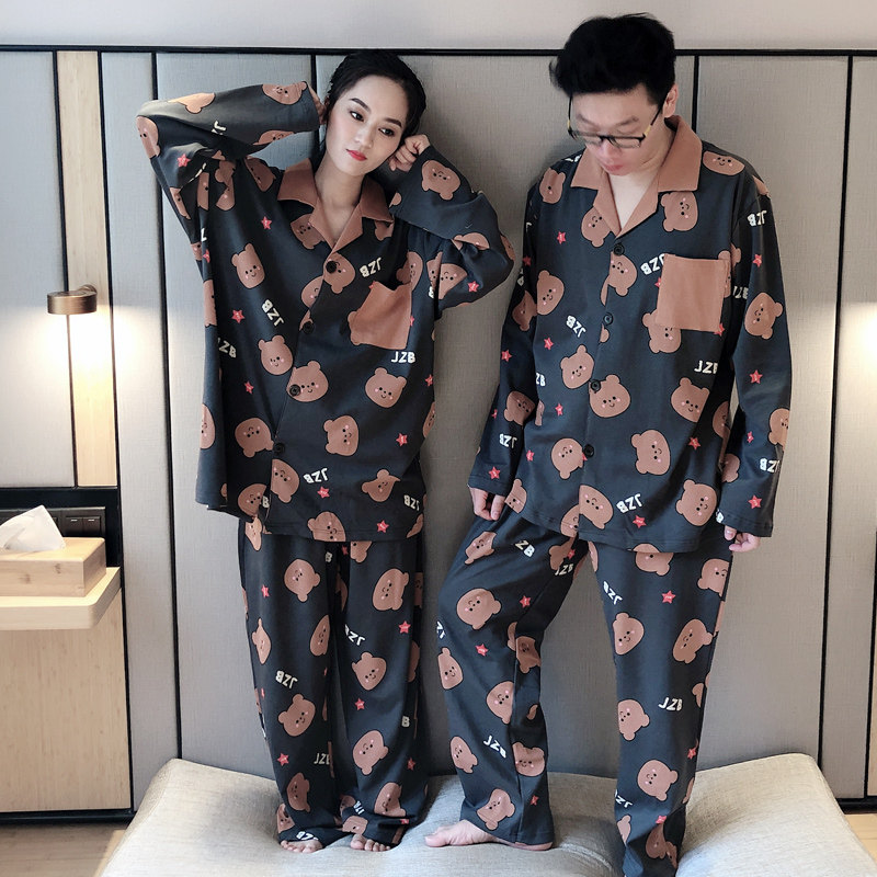 情侣ins潮网红爆款大码200斤睡衣 贝慕雪睡衣/家居服套装