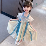 Ханьфу, демисезонное платье, зимняя юбка на девочку, коллекция 2023