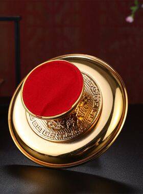家用上供合金莲花高脚水果盘贡盘果碟佛具佛堂用品财神供盘佛盘