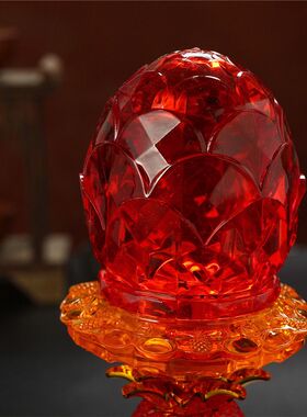 大号红电蜡烛供台供灯财神灯长明灯佛灯家用佛堂神灯家用仙家灯