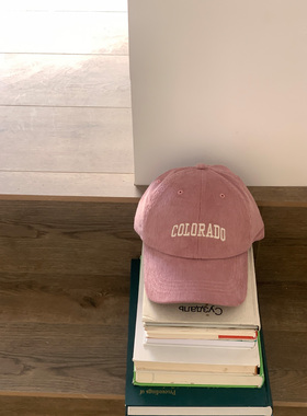 芝士商店~灯芯绒吸晴显白棒球帽