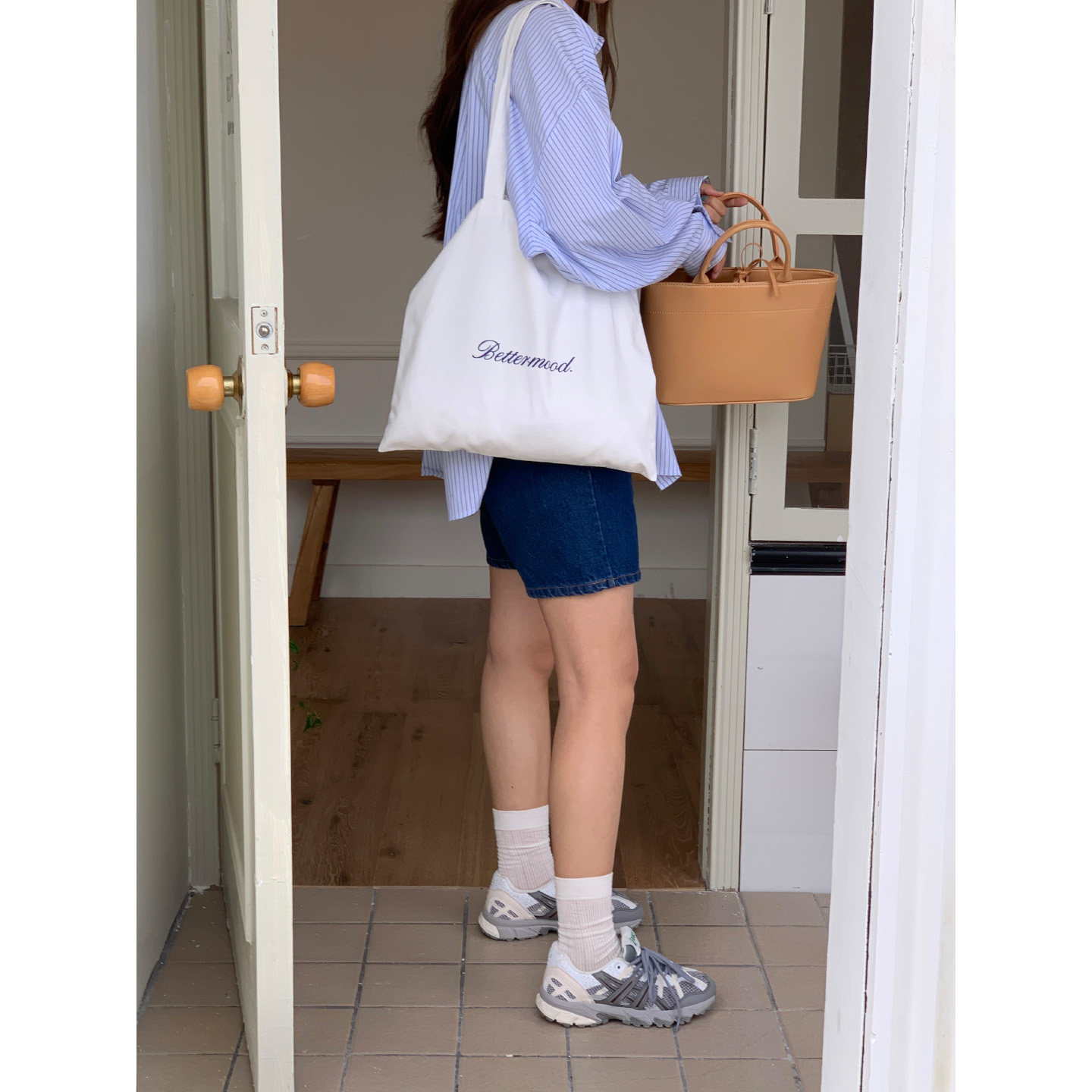 定制款~韩系白色简约单肩帆布包女慵懒风松弛感包包大容量帆布袋,淘宝优惠券,粉丝福利购,淘宝优惠卷