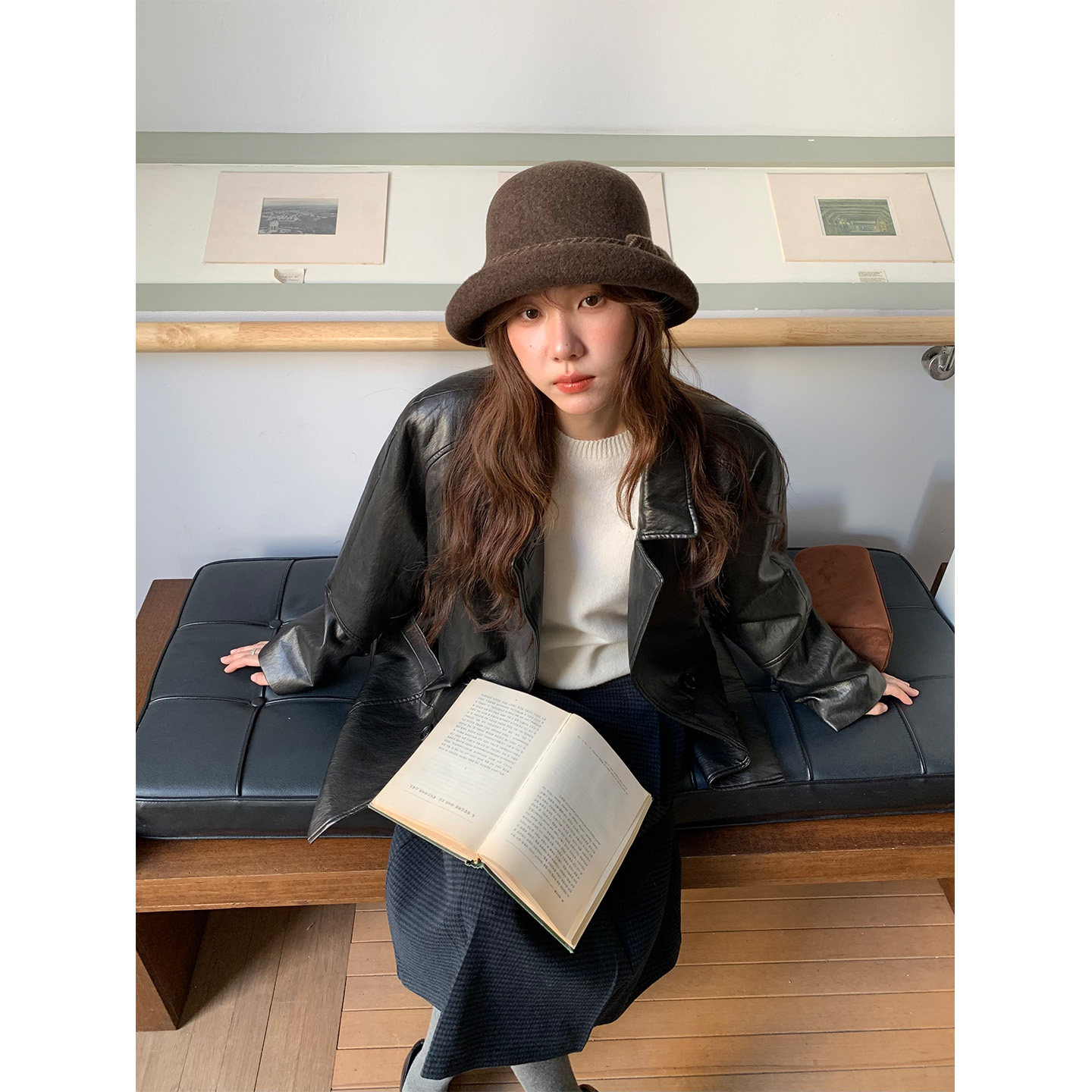 芝士商店~卷边羊毛渔夫帽女2026新款冬季复古礼帽留洋千金风帽子,淘宝优惠券,粉丝福利购,淘宝优惠卷