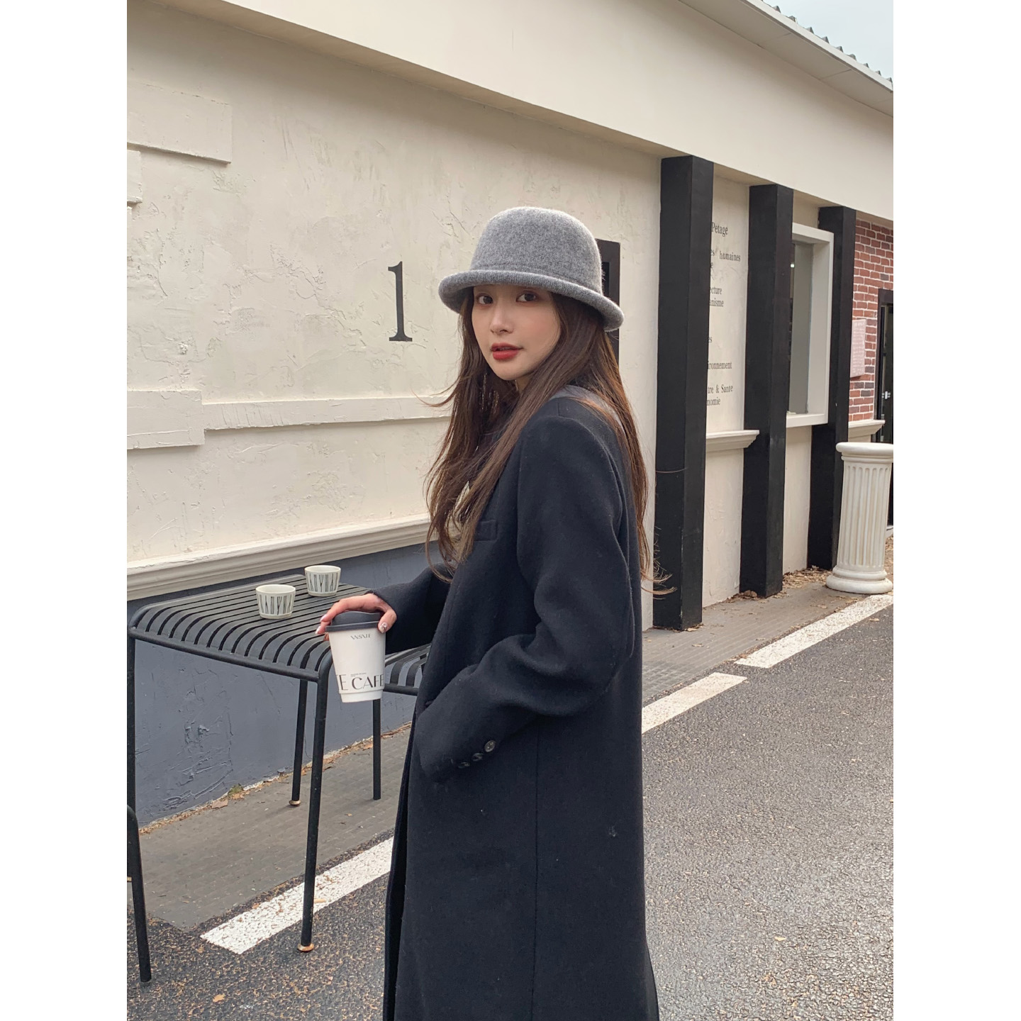 Cheese shop curly retro style fisherman hat for women