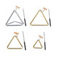 Meier triangle imported brass triangle bell 4 inches 6 inches 8 inches MEINL small percussion instrument accessories triangle bell