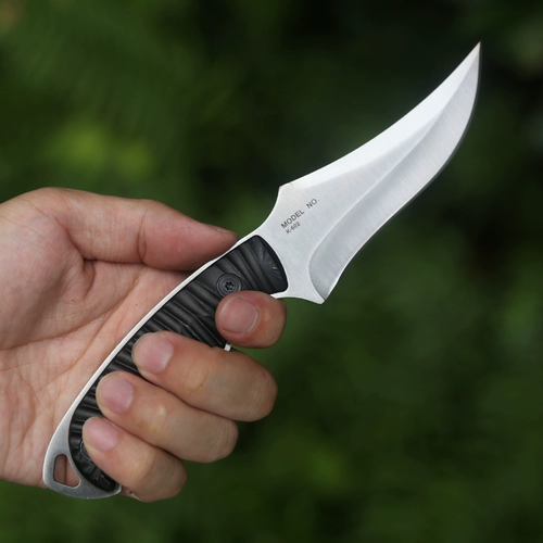 Открытый нож для самообороны, интегрированный киль, длинный карманный нож для выживания в дикой природе, острый прямой нож для выживания в дикой природе