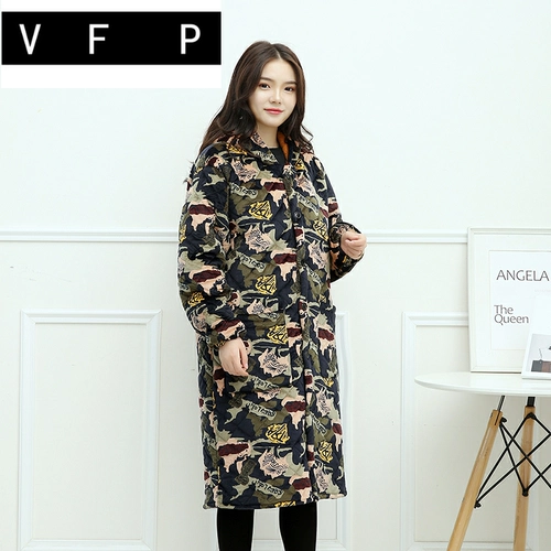 Зимний флисовый стеганый удерживающий тепло длинный нагрудник, комбинезон подходит для мужчин и женщин, бархатный фартук, увеличенная толщина