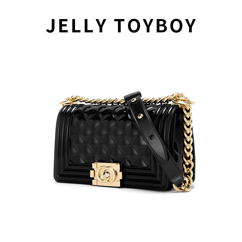 jtb新款2020女时尚菱格果冻包包 jellytoyboy女士包袋