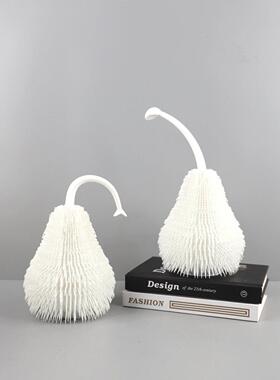现简约3D打印毛球刺梨树脂摆件客厅玄关卧室电视柜家居软装饰品