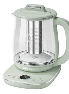 小熊YSH-B18P1养生壶煮茶壶电水壶花茶壶1.8L烧水壶316不锈钢保温