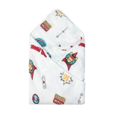 Детское хлопковое летнее тонкое одеяло для новорожденных