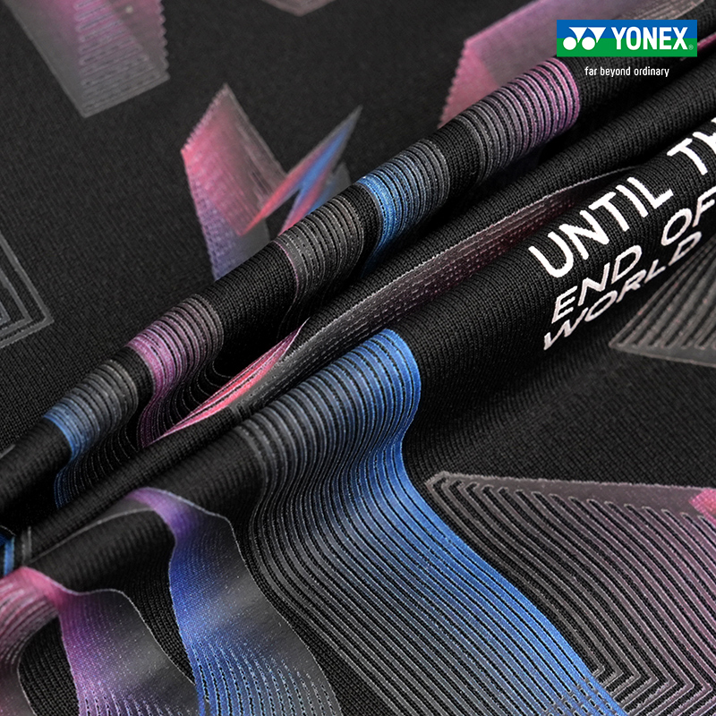 YONEX/尤尼克斯 10095LDCR 24FW林丹系列羽毛球服 男款运动T恤yy - 图3
