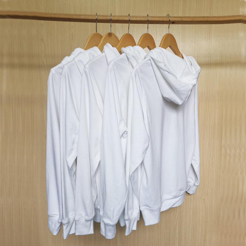 300g重磅套头连帽卫衣纯色早春休闲百搭帽衫男女外套百搭男女款 - 图0