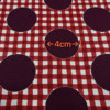 Pure cotton checkered polka dot fabric imported from Japan