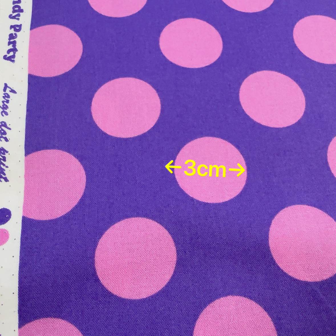 Kokka pure cotton imported from Japan dot fabric fabric