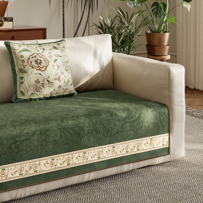 范居态度花枝美式气垫感沙发坐垫四季通用防滑氛围感沙发飘窗垫子,淘宝优惠券,粉丝福利购,淘宝优惠卷