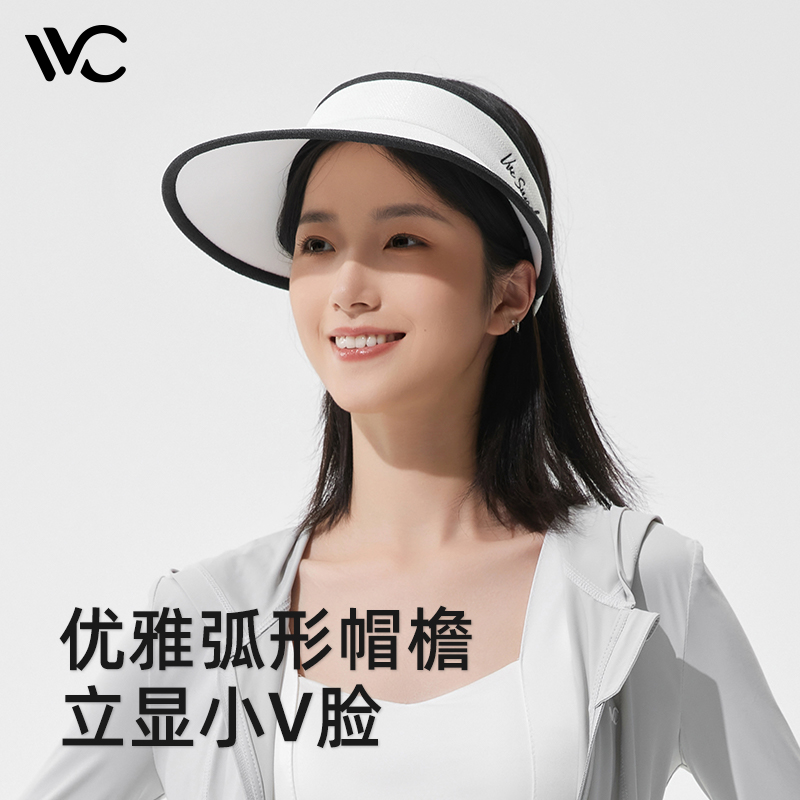 VVC防晒帽夏季新款女防紫外线全脸遮阳帽太阳帽子女神帽官方正品-图3