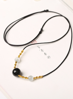 红玛瑙转运珠路路通项链吊坠男女