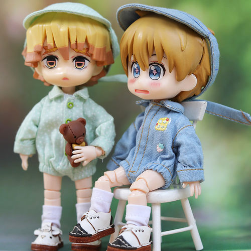 ob11娃衣连体服GSC粘土人12分bjd爬爬服body9衣服Ymy长袖P9居家 - 图3