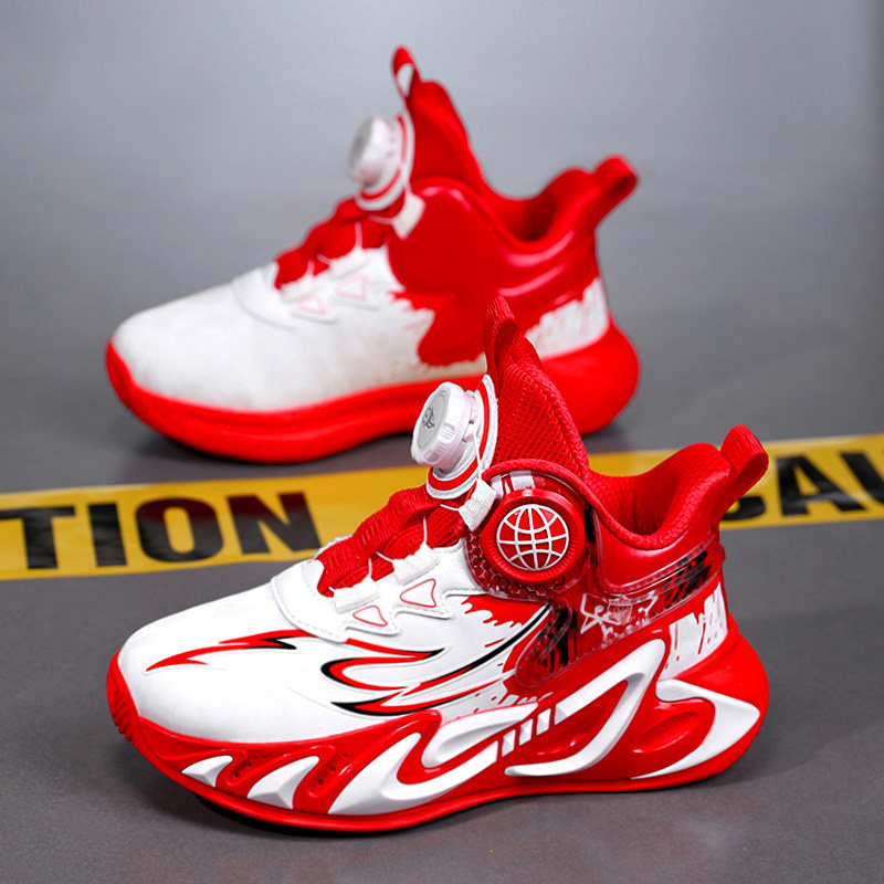 官网C&K红色男童鞋子2026新款春季本命年软底儿童运动篮球鞋男孩,淘宝优惠券,粉丝福利购,淘宝优惠卷