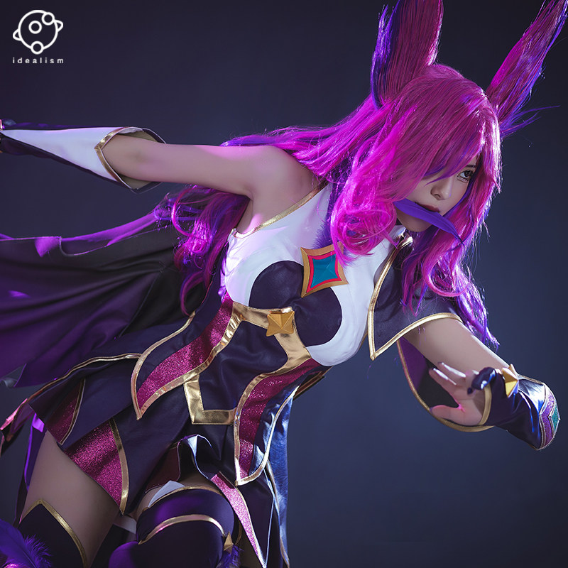 英雄联盟衣服理想lol英雄联盟cos服星之守护者霞cosplay女动漫游戏服装c服全套