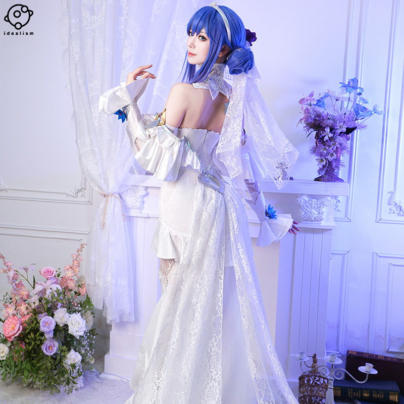 英雄联盟衣服理想 lol英雄联盟cos服水晶玫瑰娑娜 琴女cosplay服装游戏c服女装