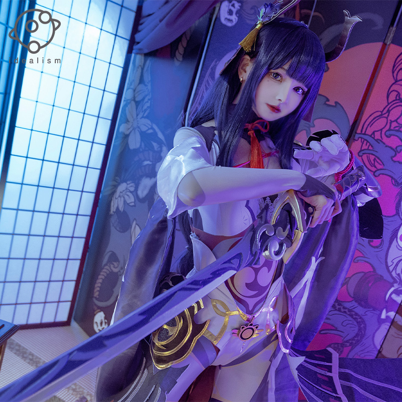 原神cos服祸津御建鸣神命雷电将军雷神boss形态游戏cosplay服装女-图2