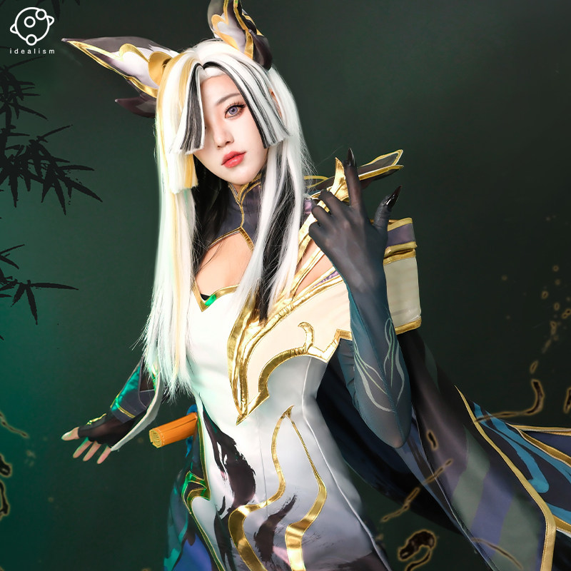 理想 lol英雄联盟cos服 兰亭墨韵 霞cosplay服装动漫游戏c服女装