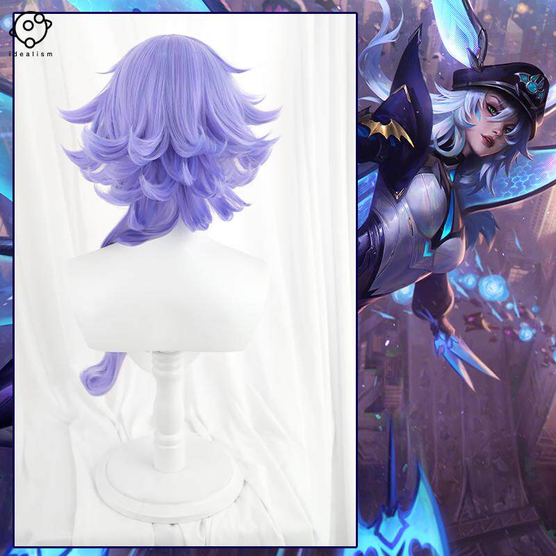 理想 lol英雄联盟cos假发 幻灵蝙蝠 霞cosplay假毛 游戏造型假发
