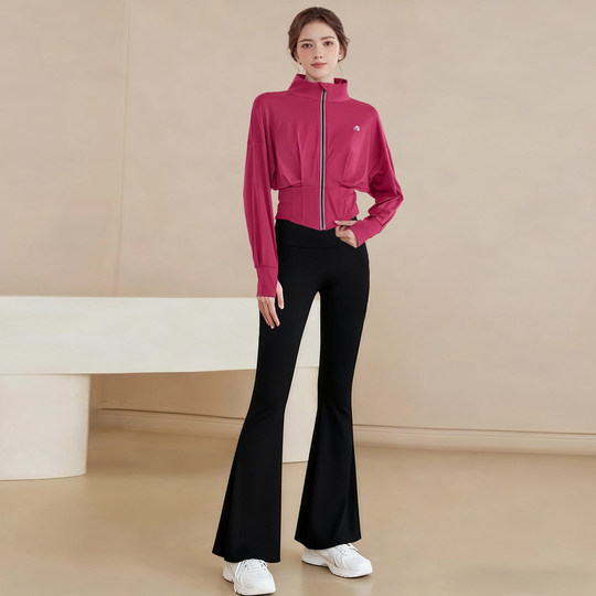 2025 Herbst und Winter neue Stehkragen-Reißverschluss-Sportjacke