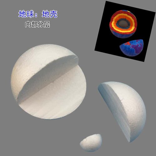 地球内部 结构地心地核手工地理教具器材包diy科学实验地壳模型 - 图1