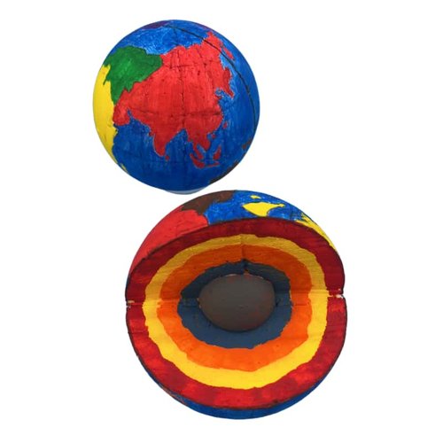 地球内部 结构地心地核手工地理教具器材包diy科学实验地壳模型 - 图3